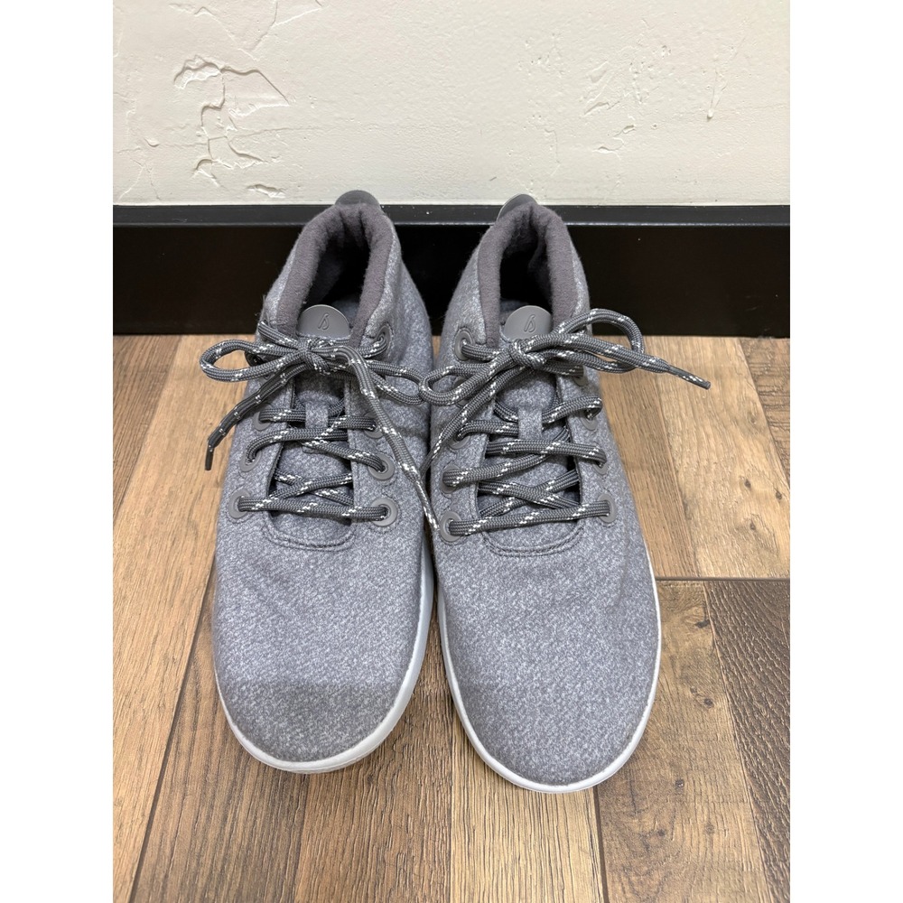 Allbirds Wool‎ Runner-up Mizzles Grey Mid Top Sneakers Womens 10 WRUMW10